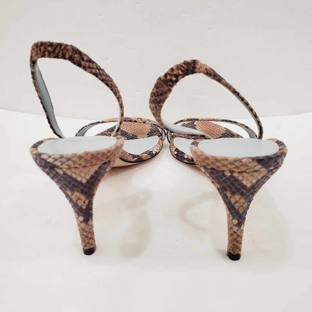 NEW AERA Sally Ankle Strap Sandal Python-Effect - image 3